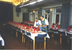 Dukning infr julfest